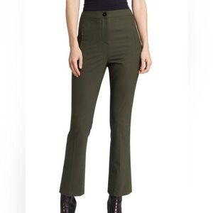 Veronica Beard arte suiting pants in loden khaki NWT US12